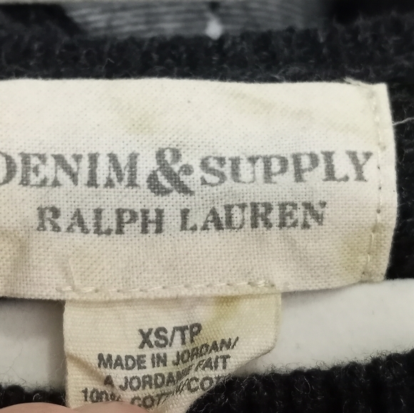 Denim and Supply Ralph Lauren  cable knit sweater. Size xs. EUC. - Picture 3 of 6